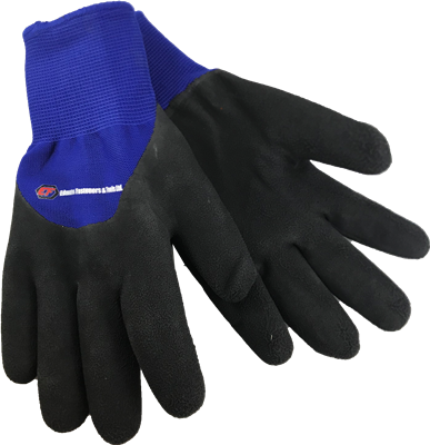 WIPECO ICE GRIPPER BLUE GLOVE WITH BLACK PALM (L) - Bear Facility Supply