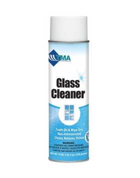 Aerosol Glass Cleaner, 12/19 Oz Cans - Bear Facility Supply