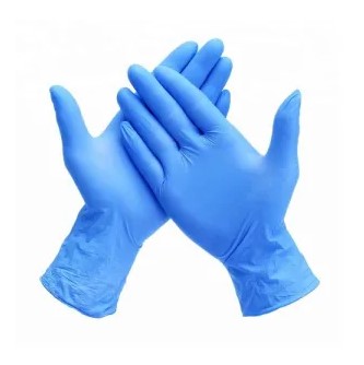 VyBlend Vinyl/Nitrile Blended Disposable Gloves, Powder Free, Blue ...